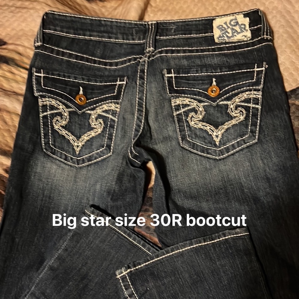 Big star size 30 bootcut jeans
